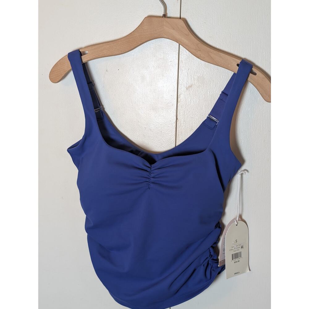 Logilates Blue Ruched Top - Picture 10 of 15